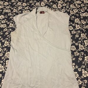 Elegant Light Blue Women's Top